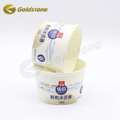 Özel Tek kullanımlık bardaklar geri dönüştürülebilir tek duvarlı 6 oz kağıt dondurma bardaklar Odm