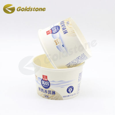 Gıda sınıfı kağıt dondurma kaseleri 8 oz dondurma kapları Çeşitli kağıt ağırlıkları