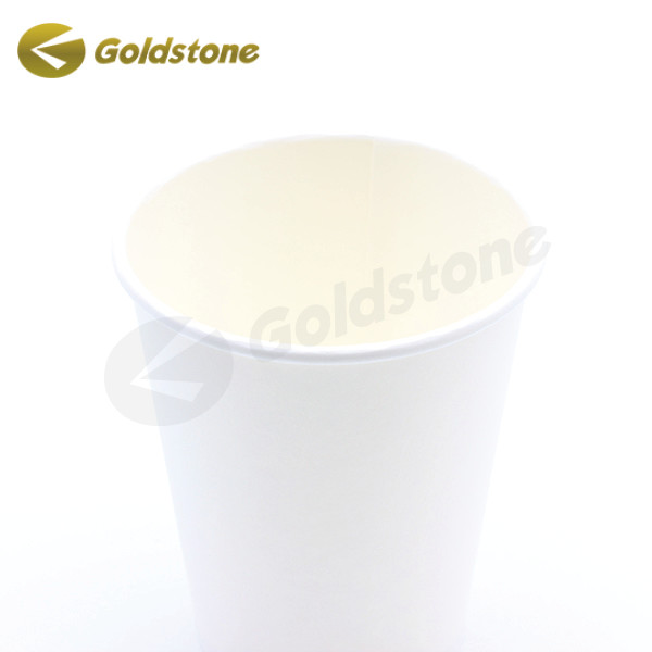 Plastiksiz Tek Duvar Kağıdı Kupası Yeşil Sürdürülebilir 12 Oz Tek kullanımlık kahve fincanları 0