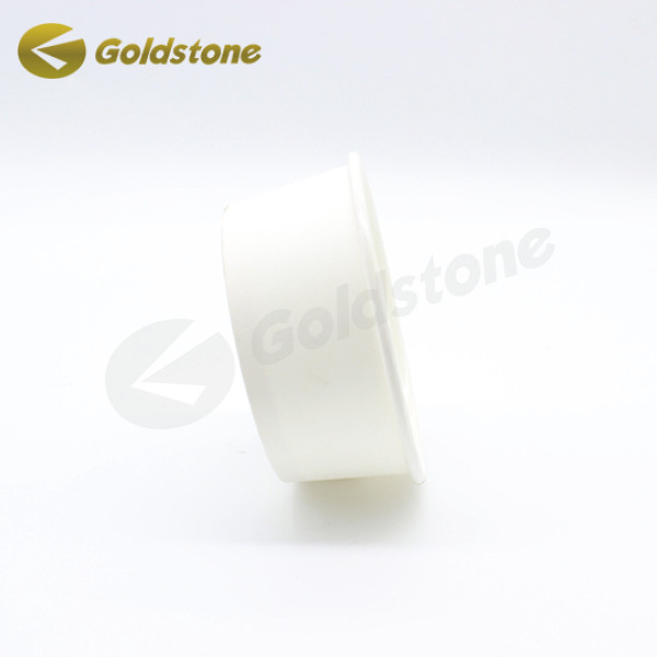 Sürdürülebilir altın folyo dondurma kağıt bardakları gıda sınıfı geri dönüştürülmüş kağıt bardaklar 3.5 oz 0