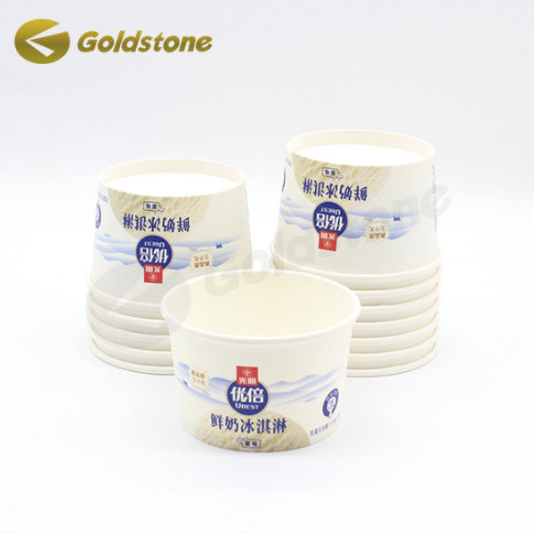 Gıda sınıfı kağıt dondurma kaseleri 8 oz dondurma kapları Çeşitli kağıt ağırlıkları 1
